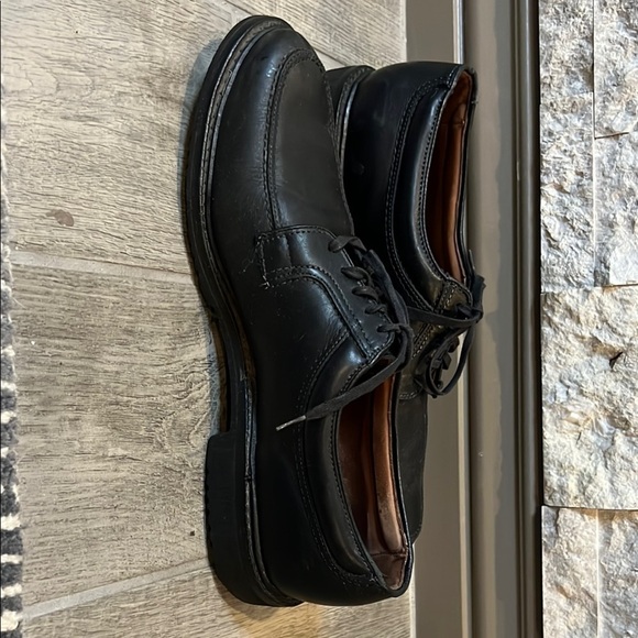 Allen Edmonds Wilbert Black Leather Oxford Shoes with rubber Soles size 12